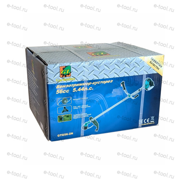 Триммер бензиновый GardenLux GTG56-2N (56 см³, 5.44 л.с, 3Т диск, шпуля)