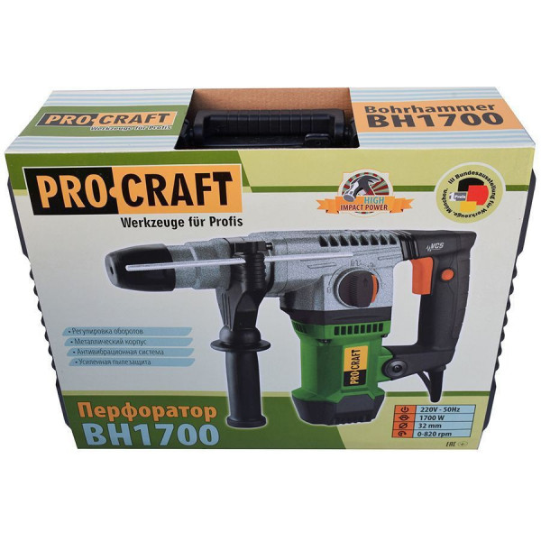  Перфоратор SDS-plus ProCraft BH1700