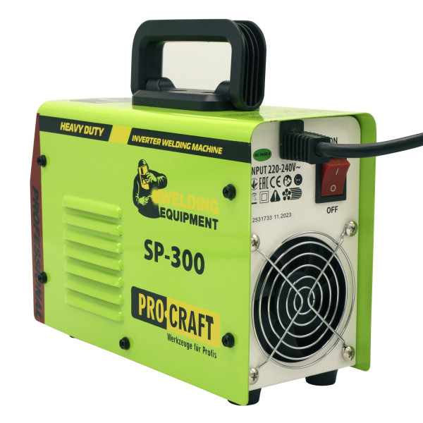 Сварочный аппарат инверторный Procraft SP-300 6,6кВт, 20-300А, ММА