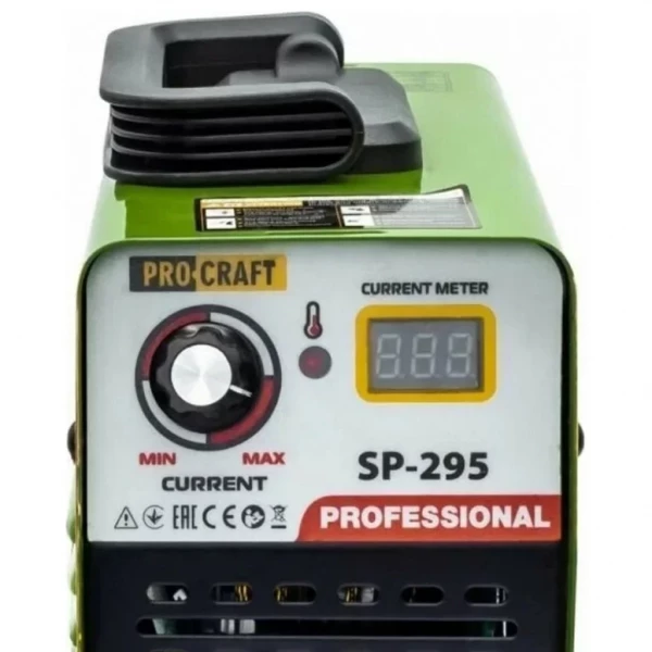 Сварочный аппарат инверторный Procraft SP-295 BMC 5кВт, 20-250А, ММА/LIFT-TIG