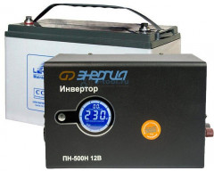 Комплект ИБП Энергия ПН-500Н Инвертор + Leoch DJM 12-100