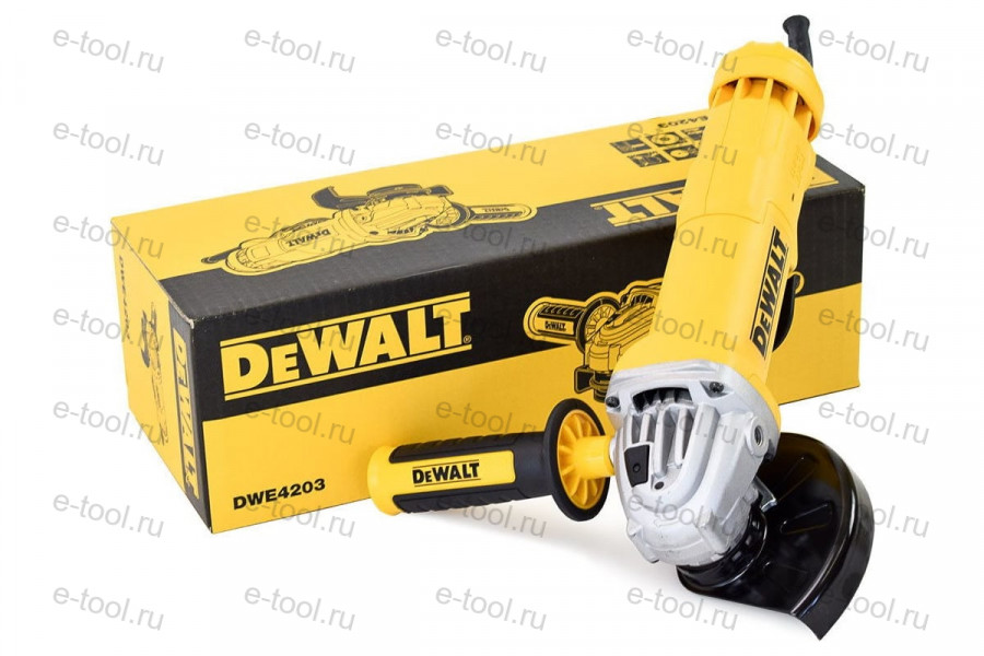Шлифмашина угловая DeWALT DWE4203