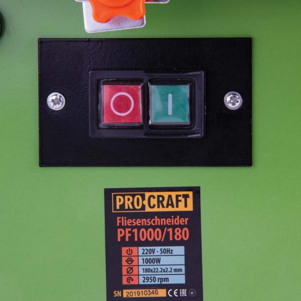 Плиткорез электрический ProCraft PF1000/180