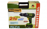 Аккумуляторный ударный шуруповёрт ProCraft PA214