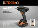 Ударный гайковерт Stromo AWA25 (бесщеточный 20В, 680Нм, АКБ 4Ач+ЗУ)