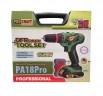 Аккумуляторный шуруповерт с набором ProCraft PA18Pro DFR+set