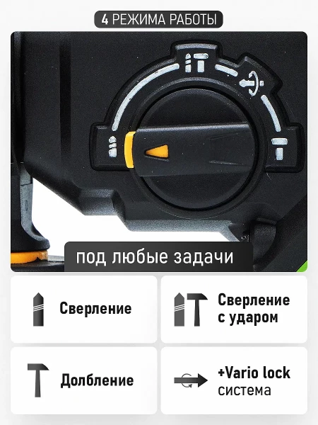 Перфоратор аккумуляторный Procraft PHA30-1B  (бесщеточный, 20В, 2,8 Дж, АКБ 4Ач и ЗУ)