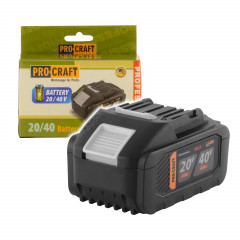 Аккумуляторная батарея ProCraft BAT20/40 (Li-Ion, 20/40 В, 8/4 А/ч) 