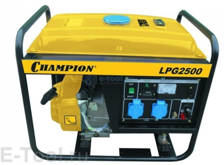 Генератор champion lpg2500