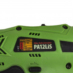 Аккумуляторный шуруповерт ProCraft PA12LiS