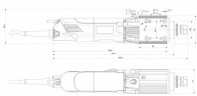 AMB 1050 FME-W DI Фрезерный двигатель с пневмонасадкой для станков с ЧПУ