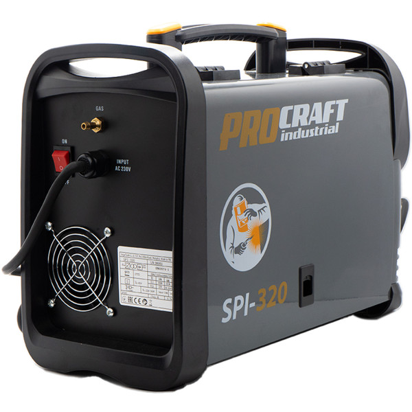 варочный полуавтомат инверторный SPI-320 Procraft 5,3кВт, 20-160А, MIG/MAG,MMA