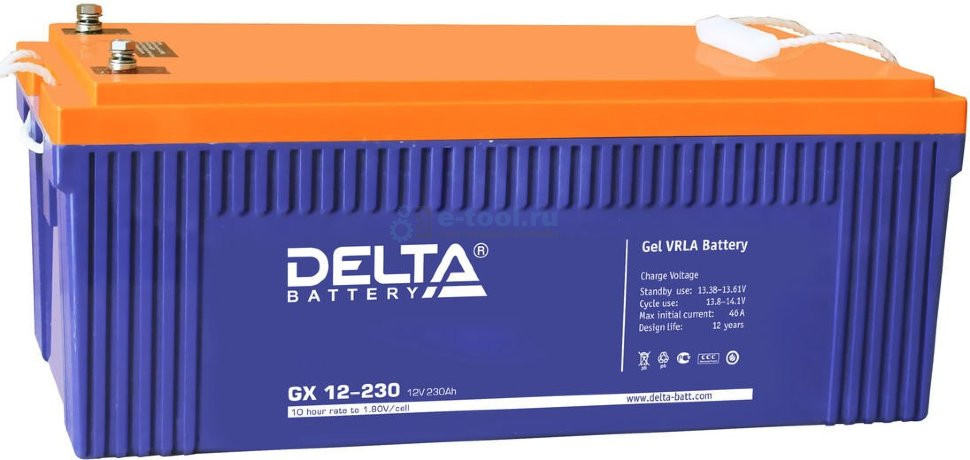 Delta GX 12-230 Аккумуляторная батарея 