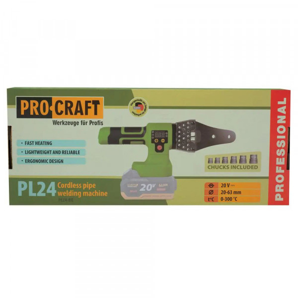 Паяльник для пластика аккумуляторный PROCRAFT PL24 20В (Без АКБ и ЗУ)