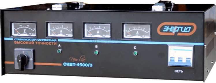 Энергия CНВТ-4500/3 Hybrid трехфазный стабилизатор напряжения