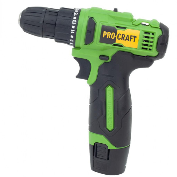 Аккумуляторный шуруповерт ProCraft PA12Li Compact